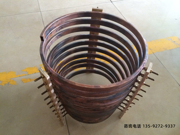 高频加热机感应加热线圈的内部结构