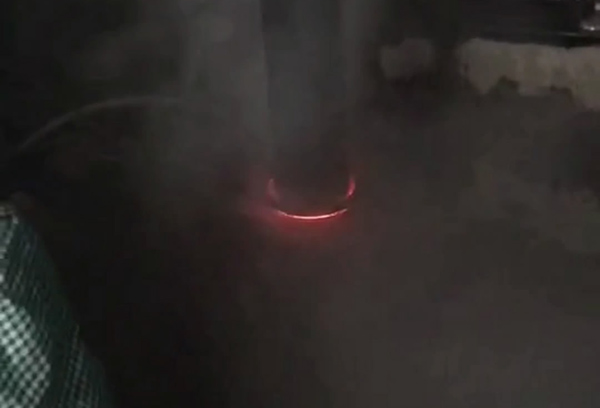 高频淬火机床轴淬火过程