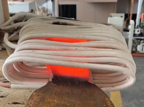 超高频感应加热机五金工具农具感应加热后续可以淬火或者锻打