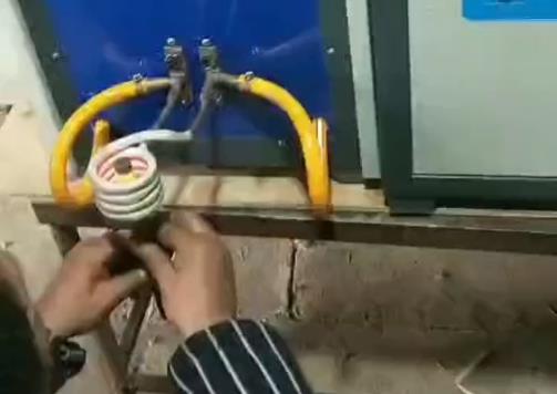 超音频感应加热设备棒料加热试产测试