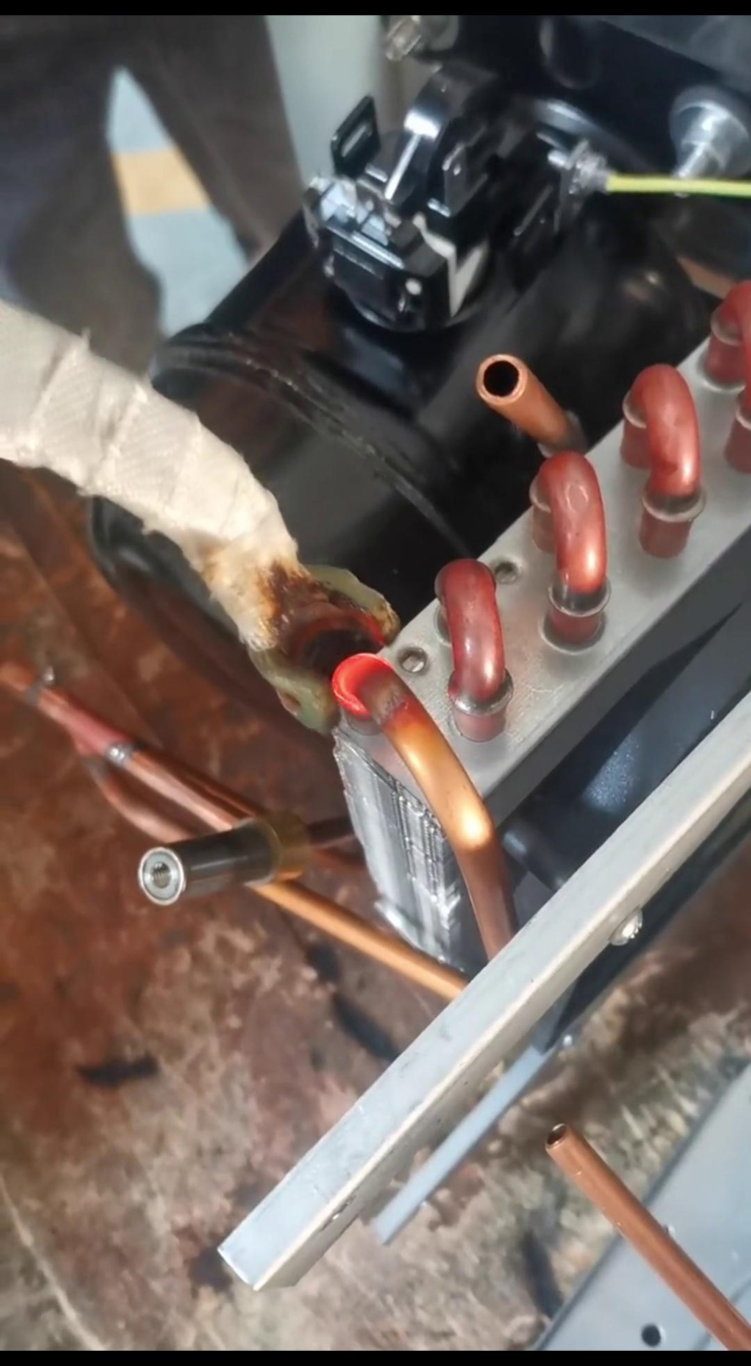 手持式高频焊接机-制冷行业冰箱空调散热器生产线铜管焊接