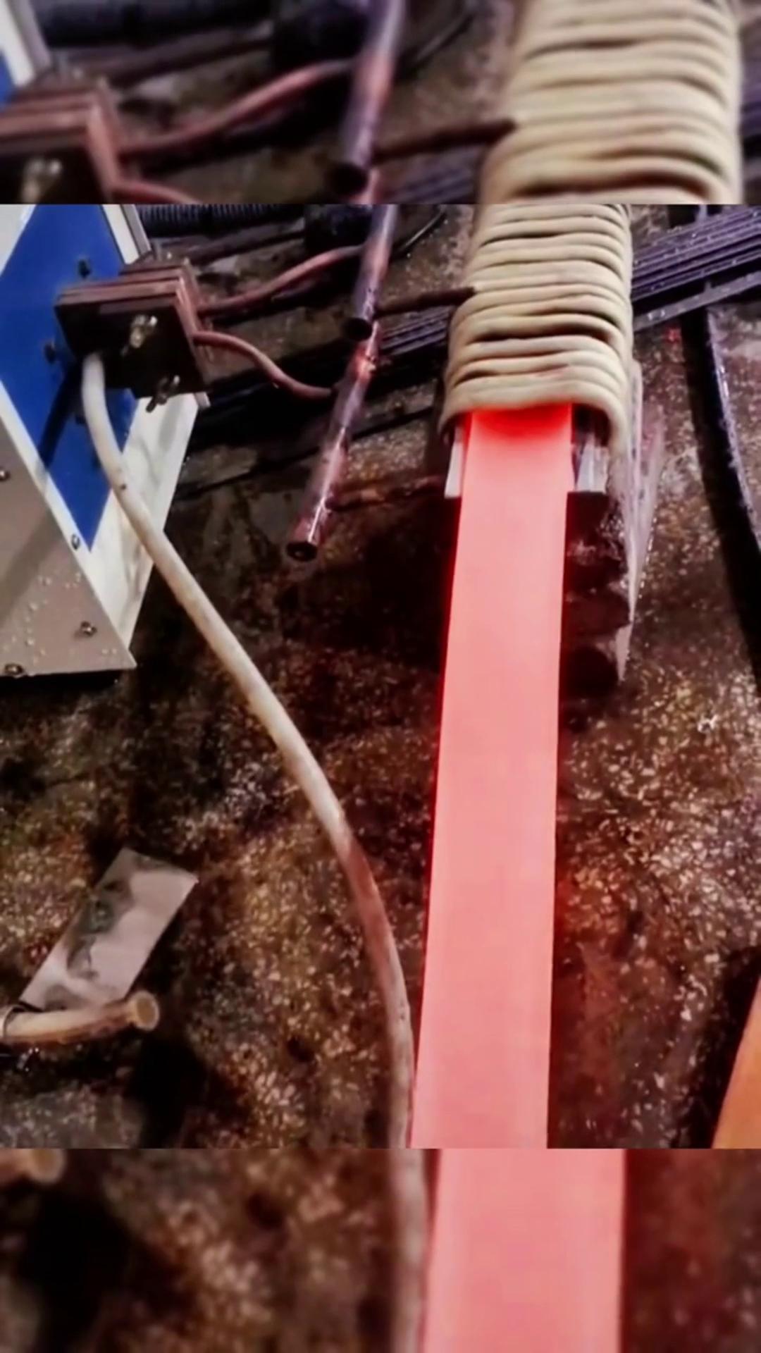 高频感应加热设备-钢板退火加热测试