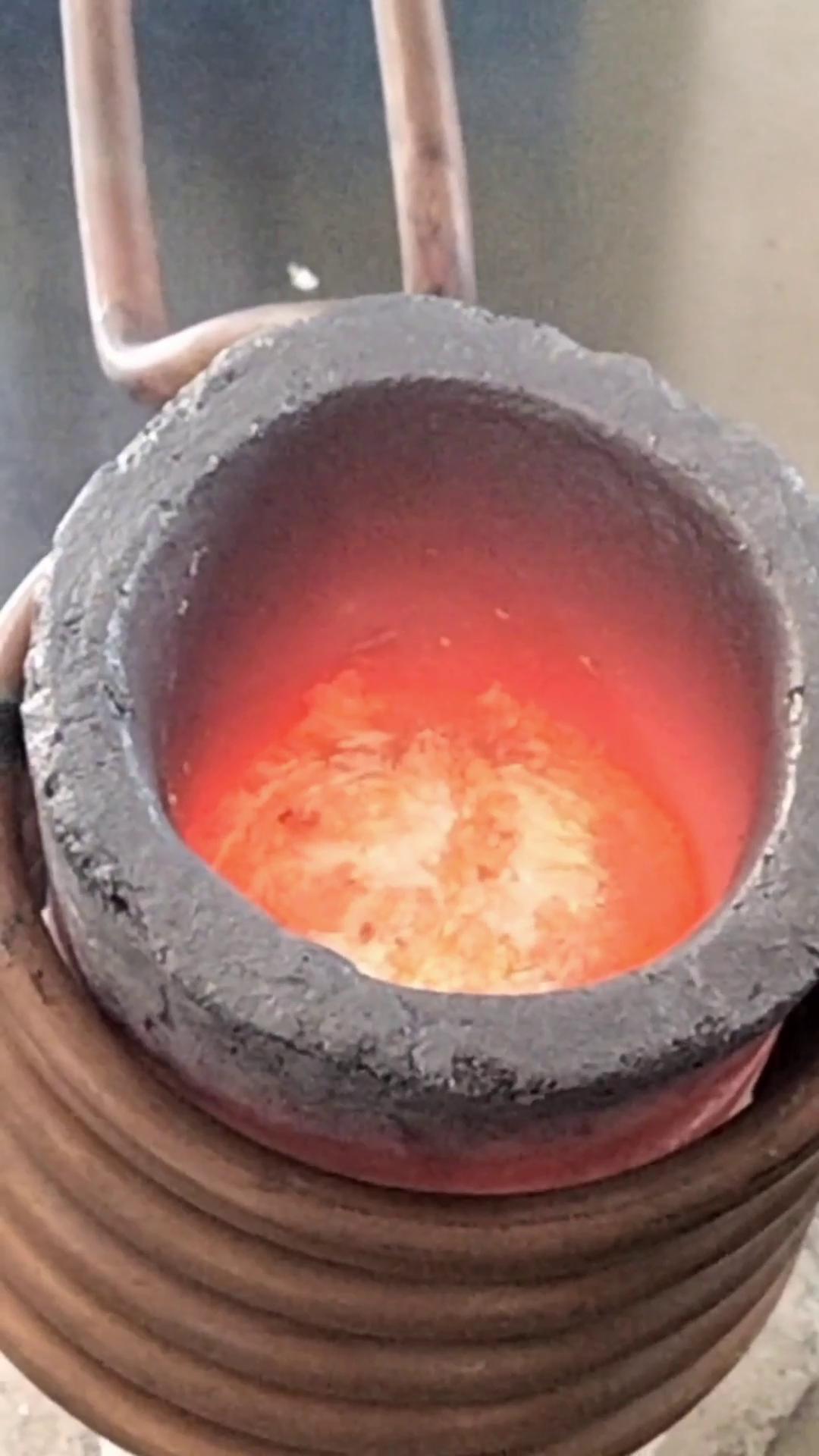 小型金属熔炼炉-中高频熔炼炉-废铝熔炼融化铸锭打样#中频熔炼炉