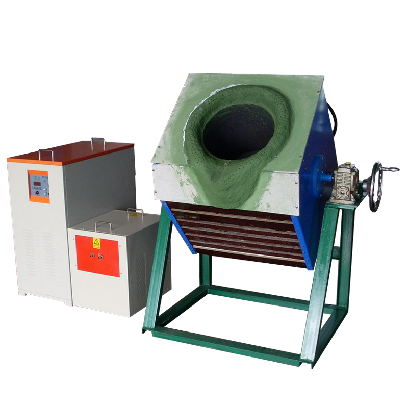 35KW中频熔铁炉 30KG废铁熔炼炉 生铁熔化设备